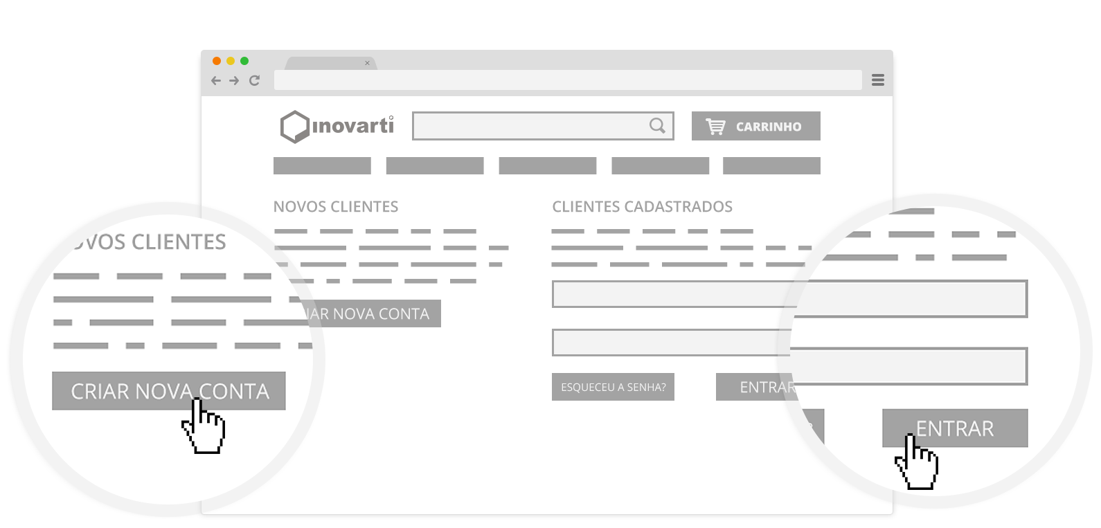 Cadastro ou Login - Junitex