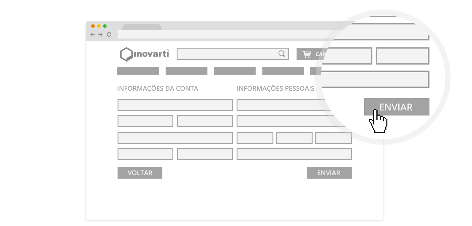 Cadastro ou login - Junitex