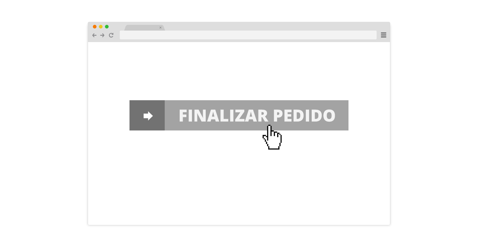 Botão finalizar pedido - Junitex